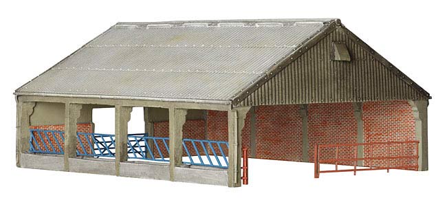 44-108 Scenecraft Modern Barn (image for) 44-108 Scenecraft Modern Barn