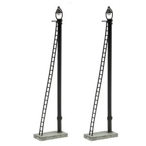 44-561 Wooden Post Yard Lamps (x2) (image for) 44-561 Wooden Post Yard Lamps (x2)