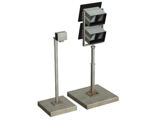 44-573 Platform Monitors and Cameras- 1 x monitor and 1 x camera (image for) 44-573 Platform Monitors and Cameras- 1 x monitor and 1 x camera