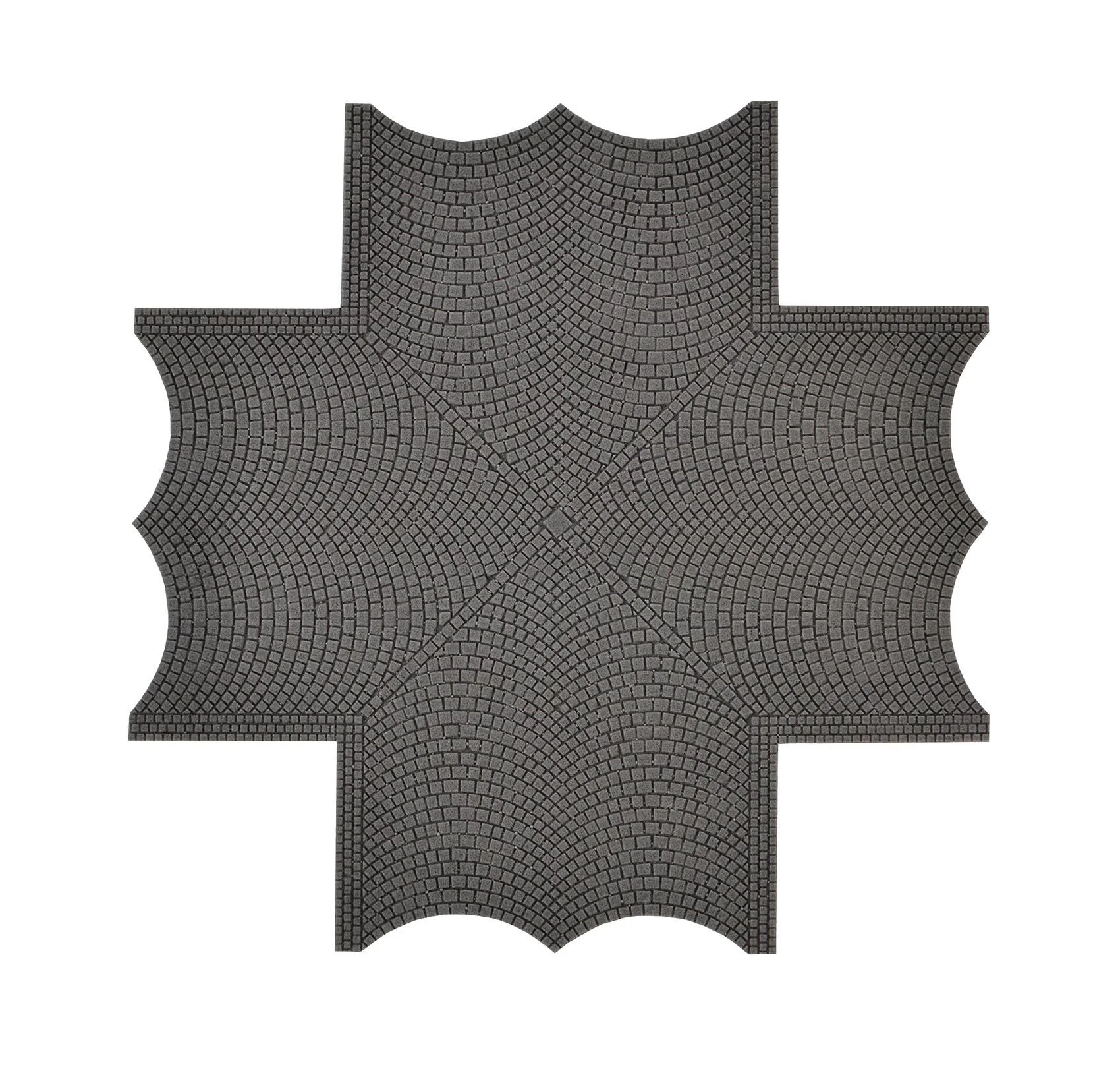 48241 HO/OO REAL STONE COBBLE STREET CROSSING (image for) 48241 HO/OO REAL STONE COBBLE STREET CROSSING