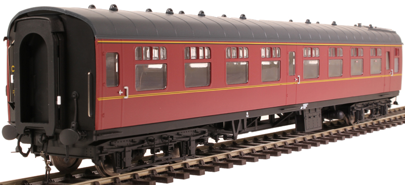 4911 Mk1 SO second open in BR maroon - unnumbered (image for) 4911 Mk1 SO second open in BR maroon - unnumbered