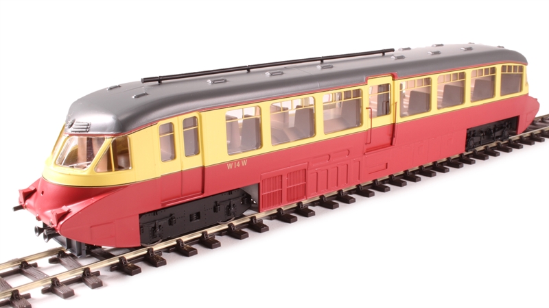 4D-011-003 Streamlined Railcar W14 in BR lined crimson and cream (image for) 4D-011-003 Streamlined Railcar W14 in BR lined crimson and cream