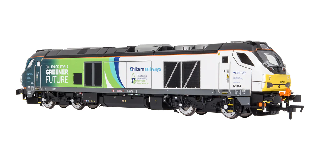 4D-022-028S OO Gauge Class 68 68014 Chiltern Green Bio Fuel (image for) 4D-022-028S OO Gauge Class 68 68014 Chiltern Green Bio Fuel