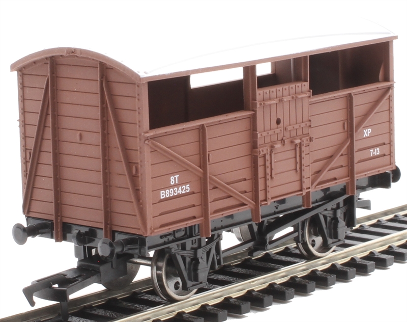4F-020-033 4-wheel cattle wagon in BR bauxite - B893325 (image for) 4F-020-033 4-wheel cattle wagon in BR bauxite - B893325