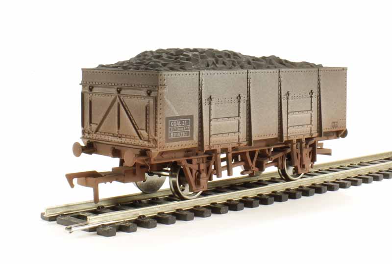 4F-038-004 20-ton steel mineral wagon in BR - B316783 - wthd (image for) 4F-038-004 20-ton steel mineral wagon in BR - B316783 - wthd