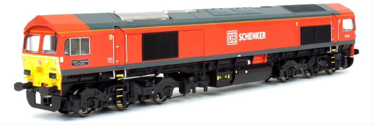 4D-005-002 CLASS 59 206 'JOHN F YEOMAN' DB SCHENKER (image for) 4D-005-002 CLASS 59 206 'JOHN F YEOMAN' DB SCHENKER