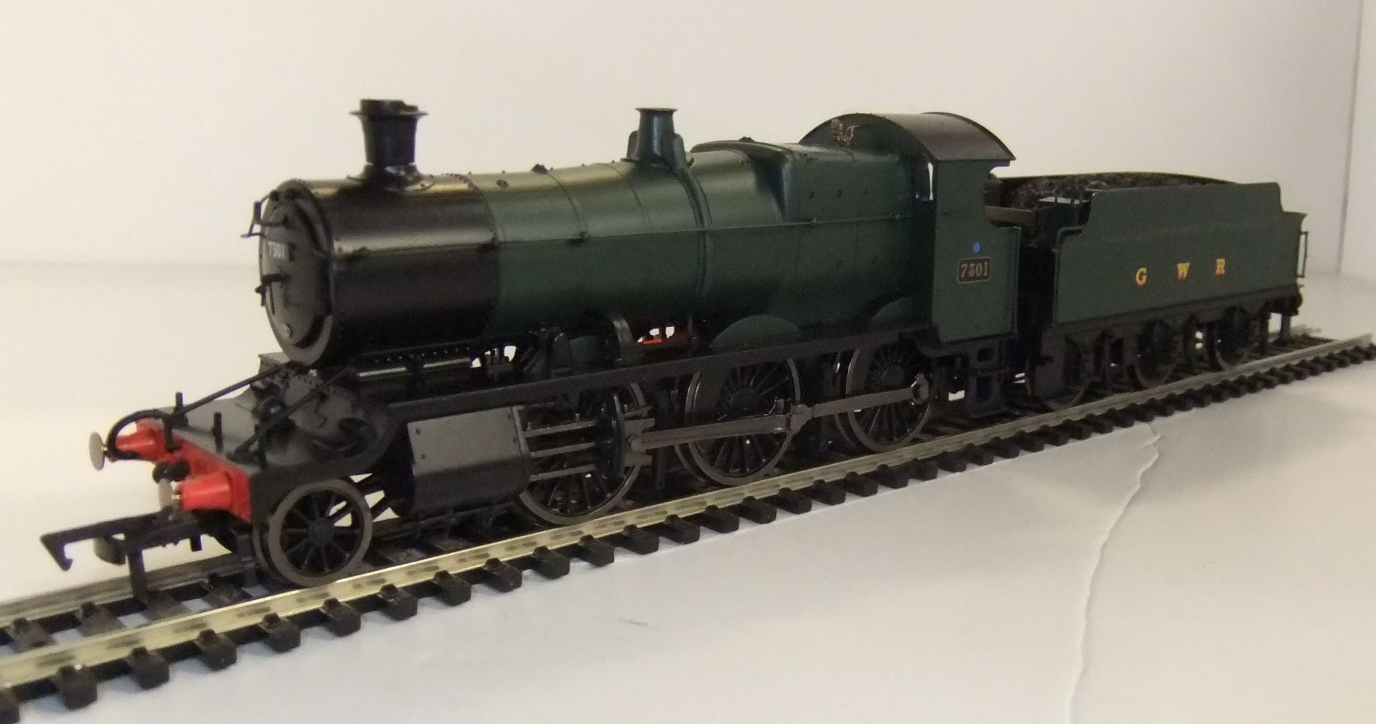 4S-043-003D BR Mogul no.7301 Green with GWR on tender DCC fitted (image for) 4S-043-003D BR Mogul no.7301 Green with GWR on tender DCC fitted