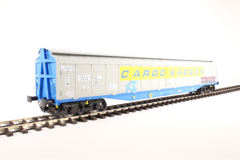 5051 Bogie covered IWB Cargowaggon - weathered (image for) 5051 Bogie covered IWB Cargowaggon - weathered