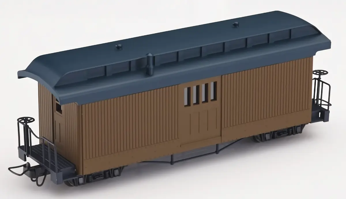 5154 F&C Mail car Brown unlettered (image for) 5154 F&C Mail car Brown unlettered