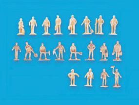 5156 Assorted Unpainted Figures Set A (image for) 5156 Assorted Unpainted Figures Set A