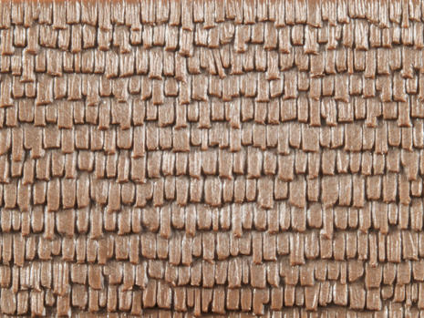 52228 2 WOODEN SHINGLES DECORATIVE PLASTIC SHEETS (image for) 52228 2 WOODEN SHINGLES DECORATIVE PLASTIC SHEETS