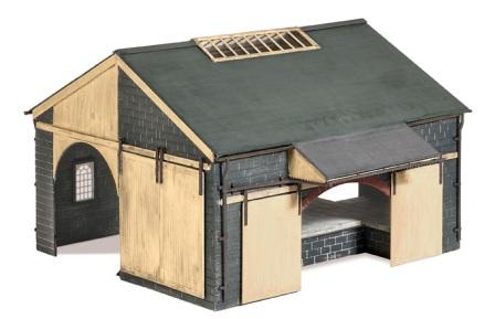 534 Stone Goods Shed (155mm x 170mm) (image for) 534 Stone Goods Shed (155mm x 170mm)