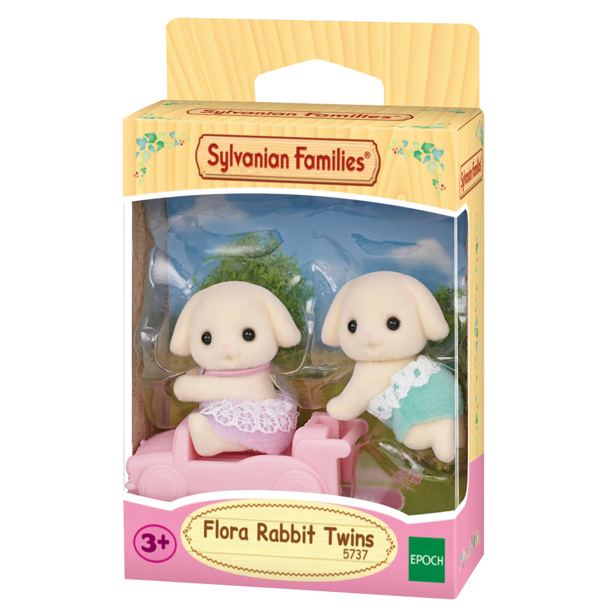 5737 Flora Rabbit Twins (image for) 5737 Flora Rabbit Twins