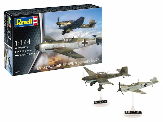 03770 Messerschmitt Bf109E - Junkers Ju87B Stuka (image for) 03770 Messerschmitt Bf109E - Junkers Ju87B Stuka