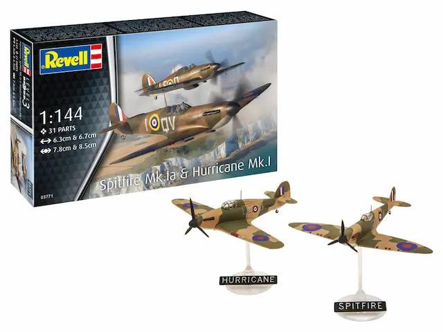 03771 Supermarine Spitfire Mk.Ia - Hawker Hurricane Mk.I (image for) 03771 Supermarine Spitfire Mk.Ia - Hawker Hurricane Mk.I