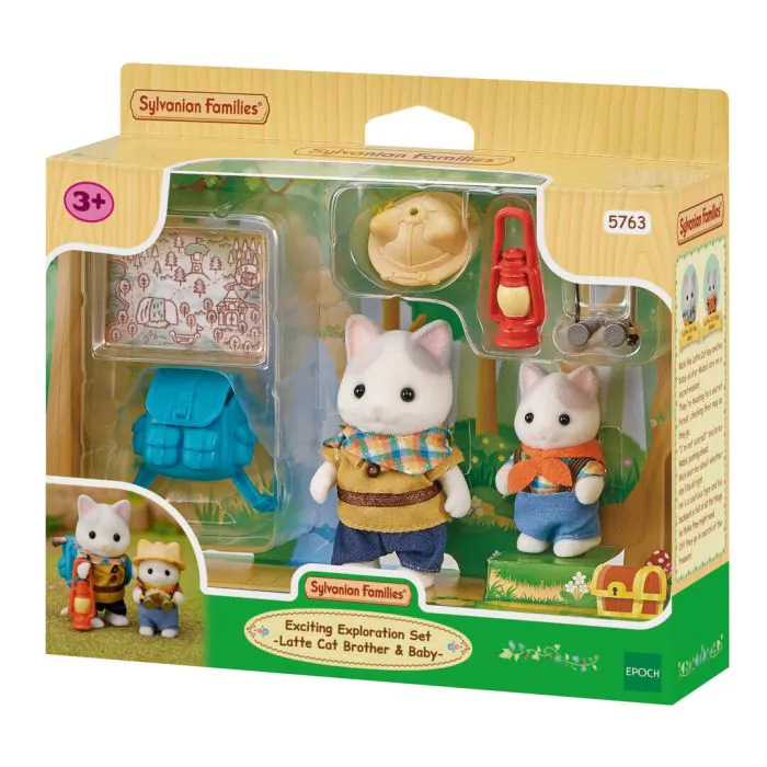 5763 Exciting Exploration Set - Latte Cat Brother & Baby (image for) 5763 Exciting Exploration Set - Latte Cat Brother & Baby