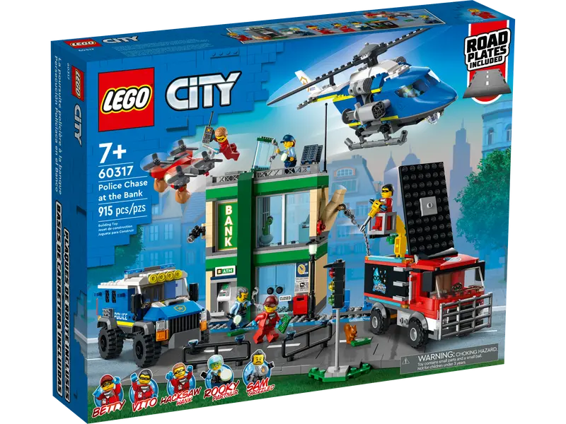 60317 Police Chase at the Bank (image for) 60317 Police Chase at the Bank