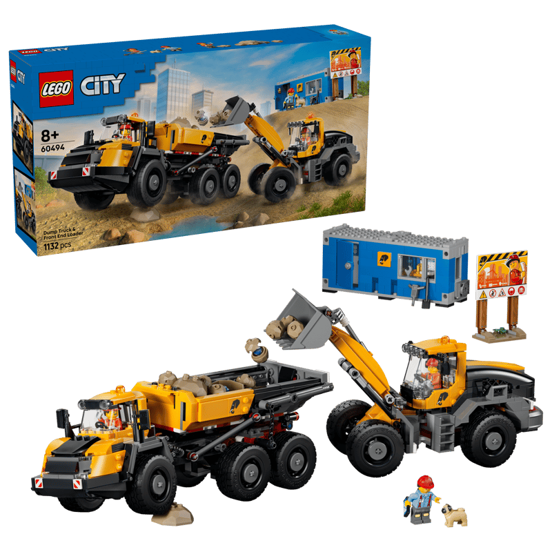 60494 Dump Truck & Front End Loader (image for) 60494 Dump Truck & Front End Loader