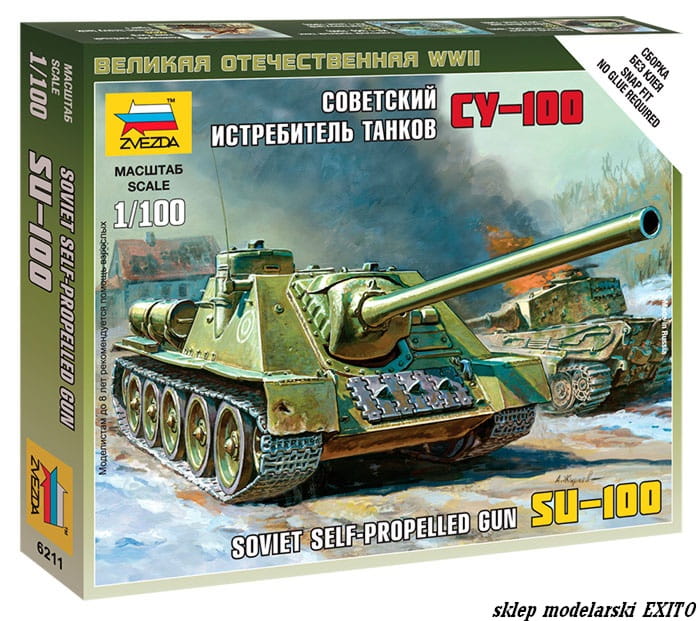 6211 SU-100 Soviet Self-Propelled Gun (image for) 6211 SU-100 Soviet Self-Propelled Gun