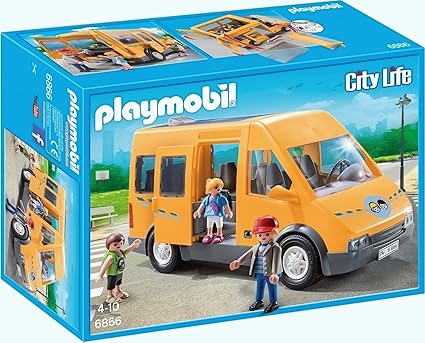 6866 City Life School Bus with Removable Roof (image for) 6866 City Life School Bus with Removable Roof