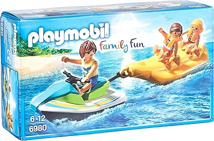 6980 Family Fun Floating Personal Watercraft with Banana Boat (image for) 6980 Family Fun Floating Personal Watercraft with Banana Boat