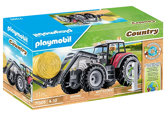 71305 Large Tractor with Accessories (image for) 71305 Large Tractor with Accessories