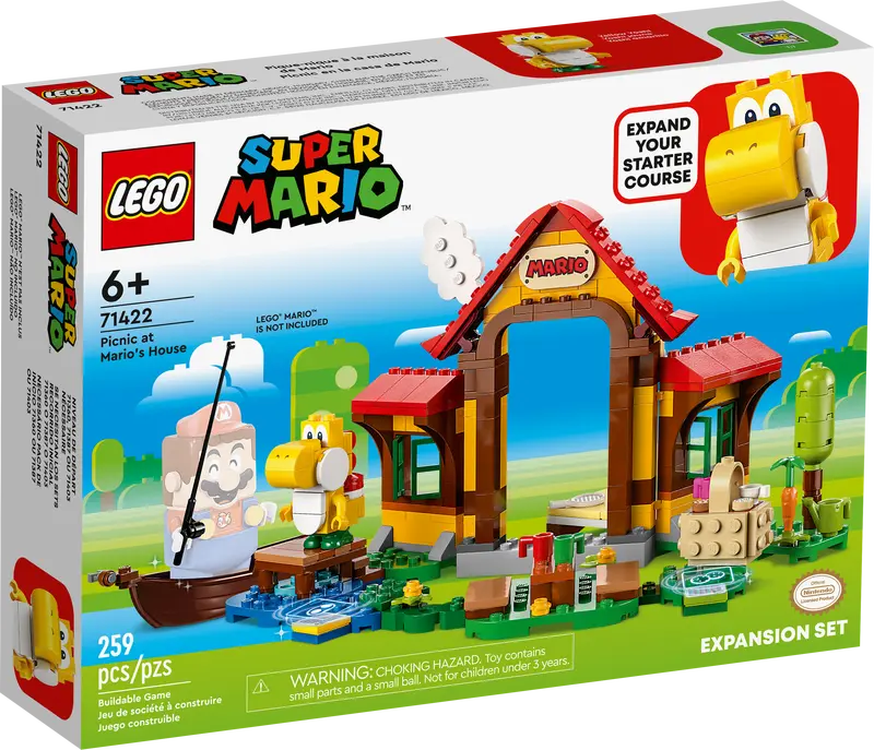 71422 Picnic at Mario's House Expansion Set (image for) 71422 Picnic at Mario's House Expansion Set
