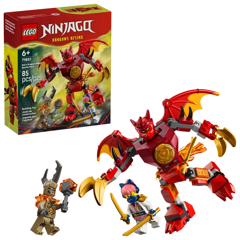 71851 Kai's Dragon Mech Battle Pack (image for) 71851 Kai's Dragon Mech Battle Pack