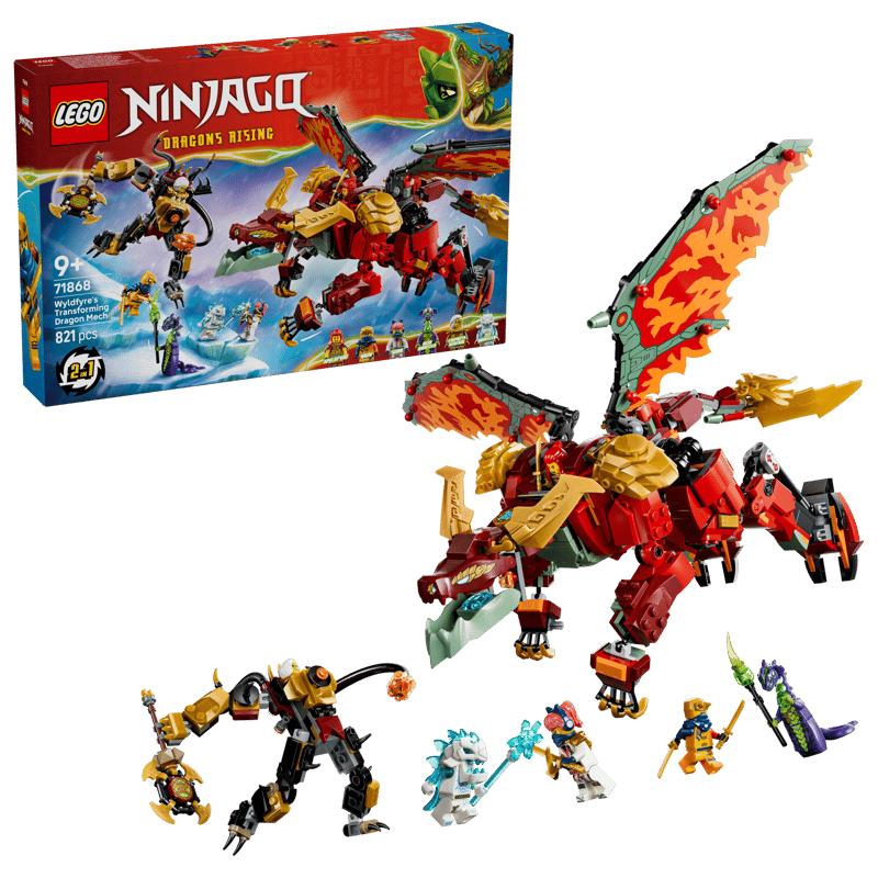 71868 Wyldfyre's Transforming Dragon Mech (image for) 71868 Wyldfyre's Transforming Dragon Mech