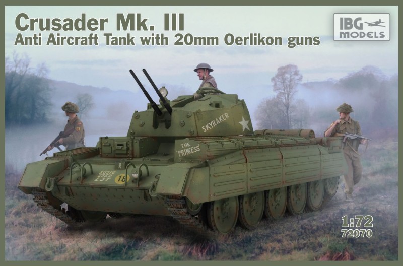 72070 Crusader Mk.III AA (image for) 72070 Crusader Mk.III AA