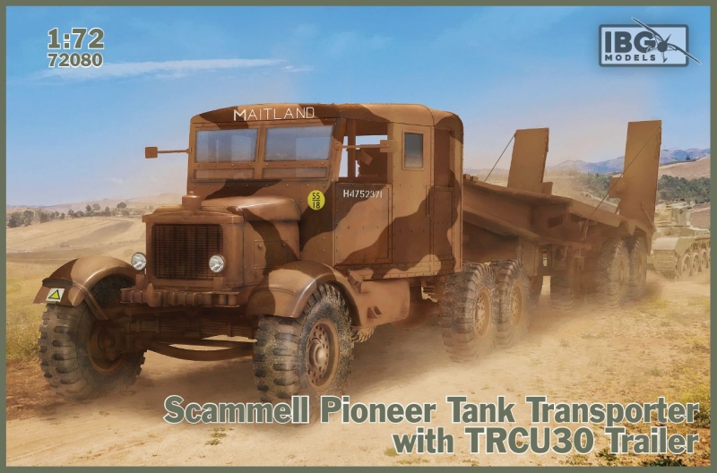 72080 Scammell Pioneer Tank Transporter (image for) 72080 Scammell Pioneer Tank Transporter