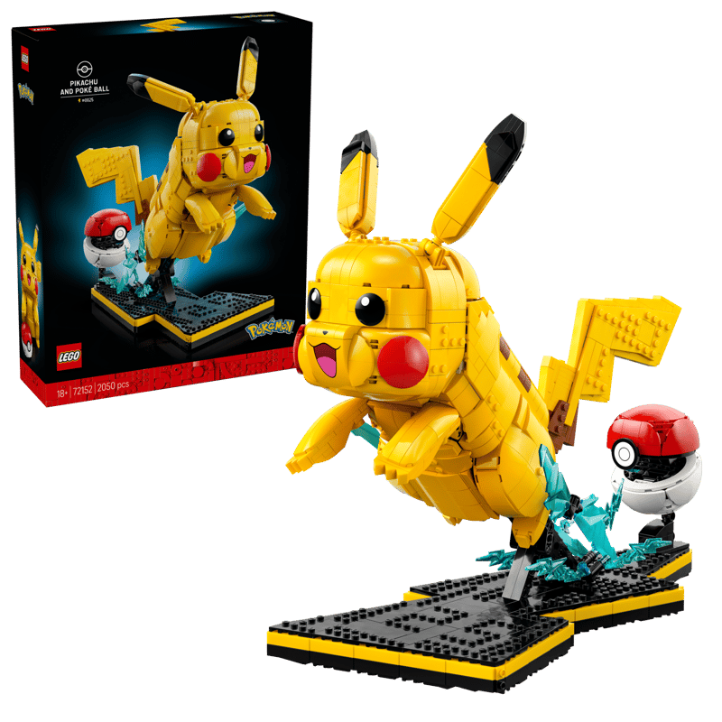 72152 Pikachu and Poké Ball (image for) 72152 Pikachu and Poké Ball