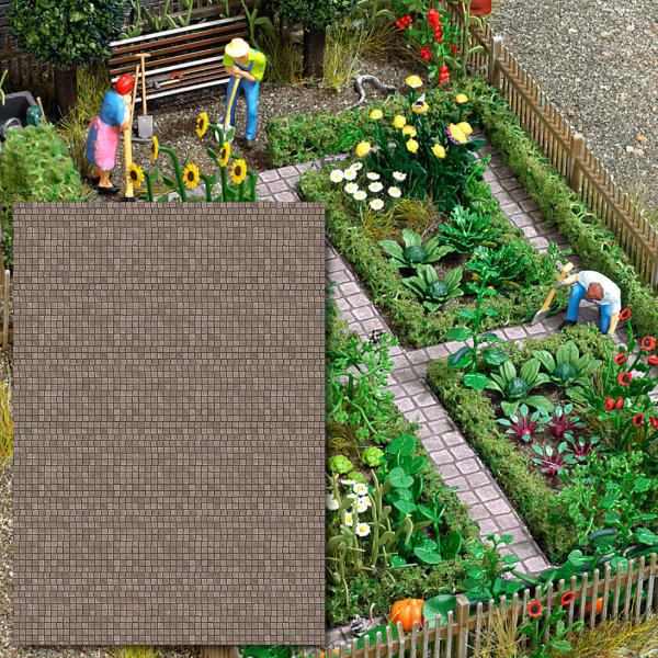 7427 DECORATIVE PAVEMENT 2 X CARD SHEETS (image for) 7427 DECORATIVE PAVEMENT 2 X CARD SHEETS
