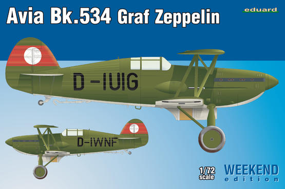 7445 Avia Bk.534 Graf Zeppelin Weekend edition (image for) 7445 Avia Bk.534 Graf Zeppelin Weekend edition