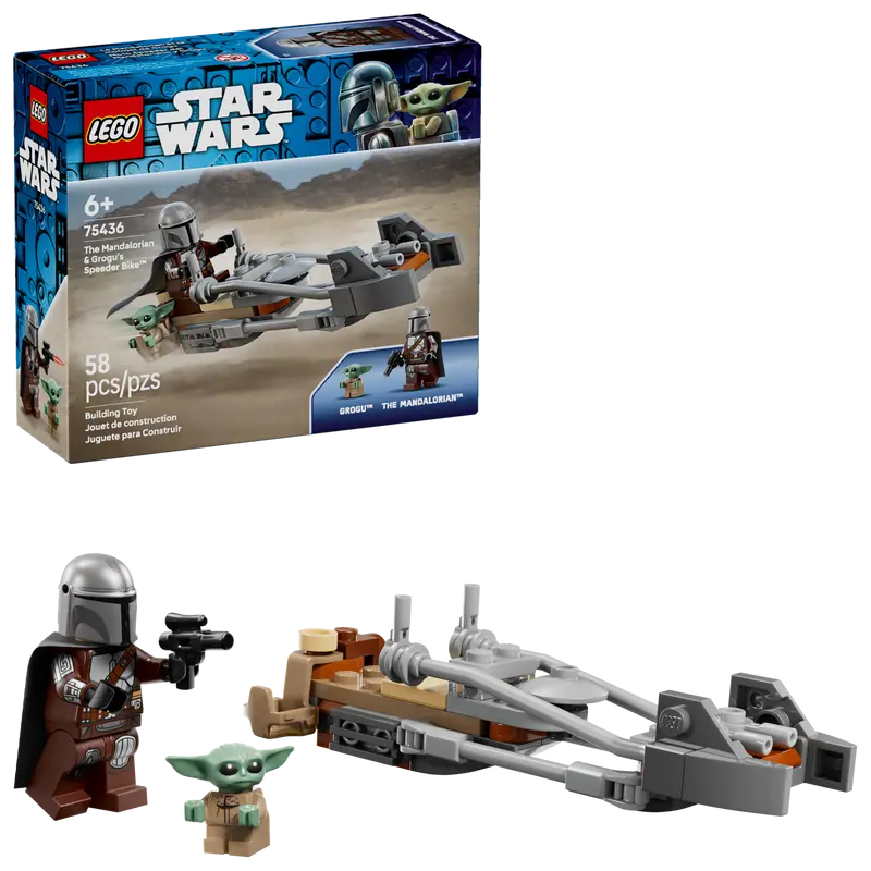 75436 The Mandalorian & Grogu's Speeder Bike™ (image for) 75436 The Mandalorian & Grogu's Speeder Bike™