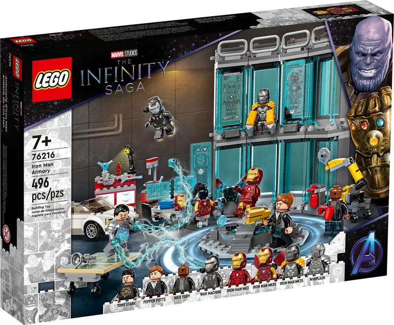 76216 Iron Man Armoury (image for) 76216 Iron Man Armoury
