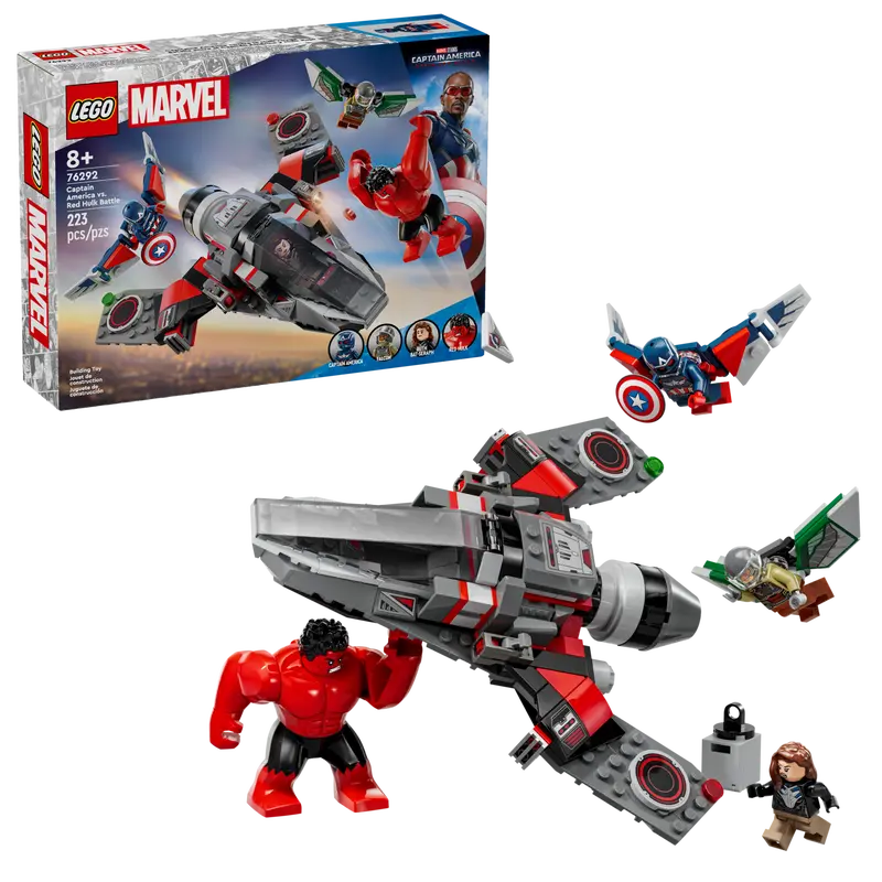 76292 Captain America vs. Red Hulk Battle (image for) 76292 Captain America vs. Red Hulk Battle