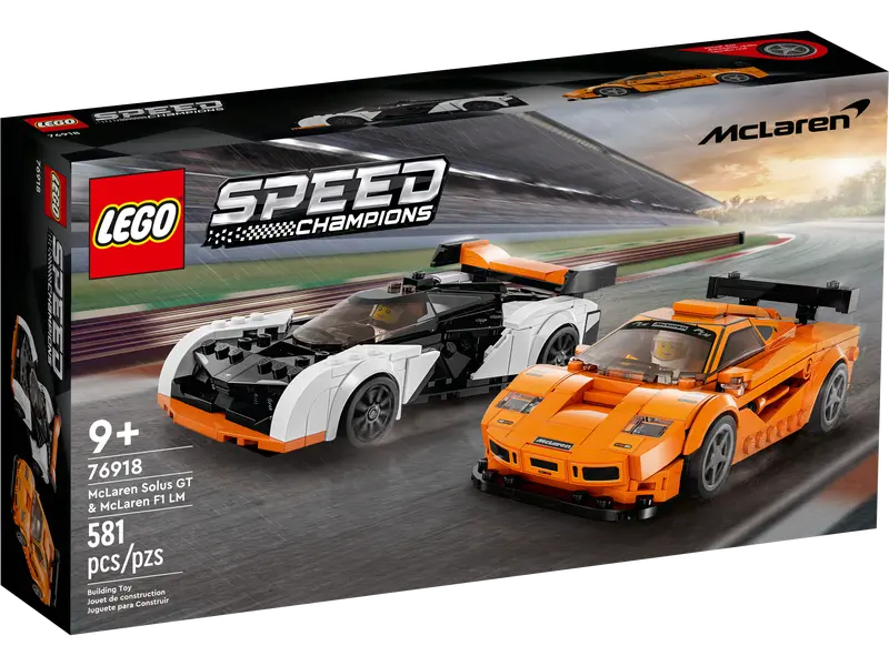 76918 McLaren Solus GT & McLaren F1 LM (image for) 76918 McLaren Solus GT & McLaren F1 LM