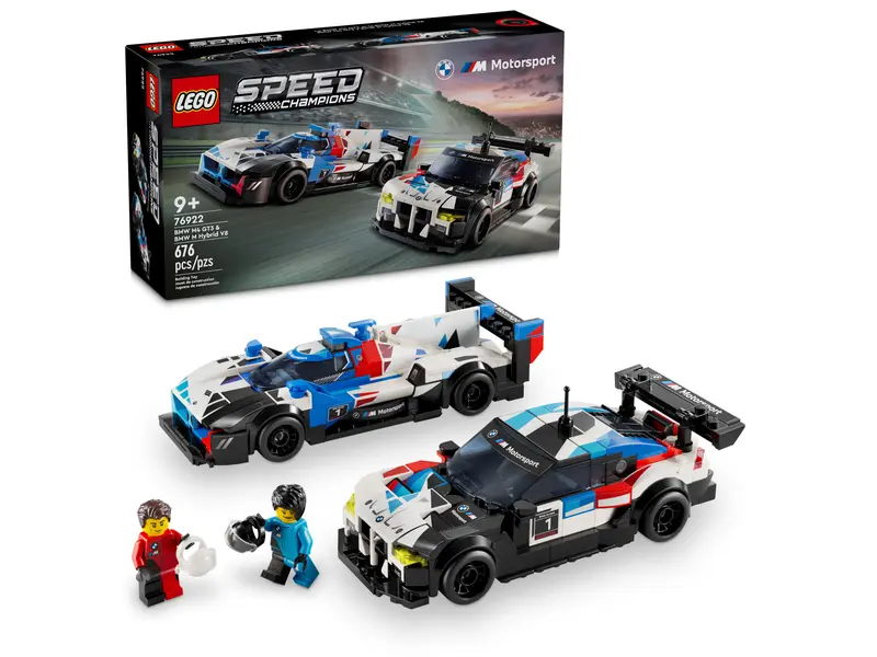 76922 BMW M4 GT3 & BMW M Hybrid V8 Race Cars (image for) 76922 BMW M4 GT3 & BMW M Hybrid V8 Race Cars