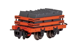 77317 Slate Wagon with Load - Red (image for) 77317 Slate Wagon with Load - Red