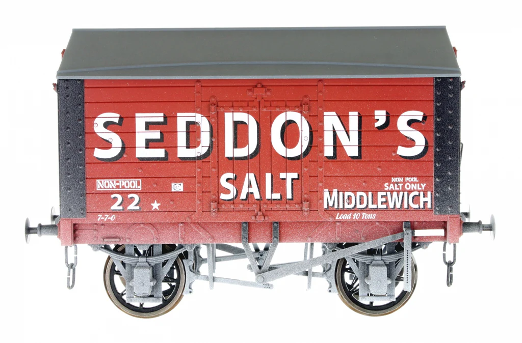7F-018-013W O Gauge Salt Van Seddons 22 Weathered (image for) 7F-018-013W O Gauge Salt Van Seddons 22 Weathered