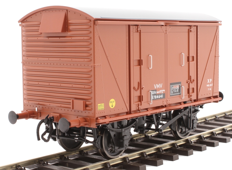 7F-049-202 VMV 'Vanwide' 12t 4-wheel goods van in BR bauxite (image for) 7F-049-202 VMV 'Vanwide' 12t 4-wheel goods van in BR bauxite