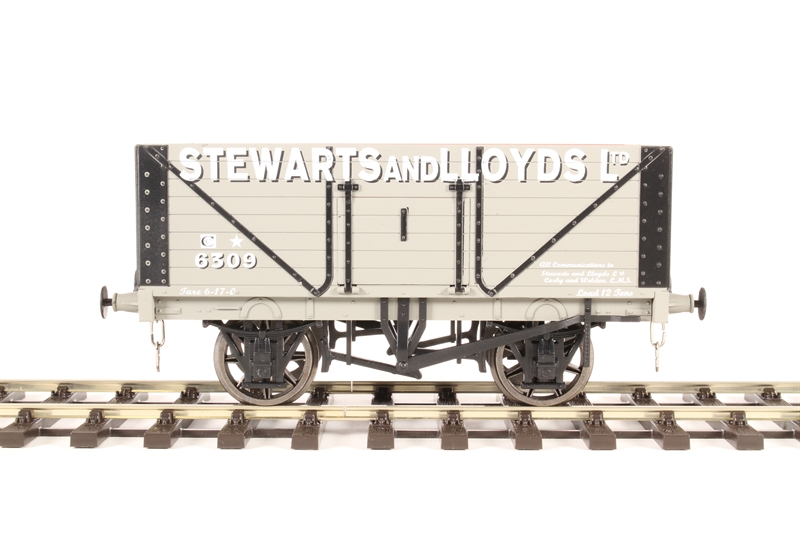 7F-080-018 8 plank wagon Stewart & Lloyds (image for) 7F-080-018 8 plank wagon Stewart & Lloyds
