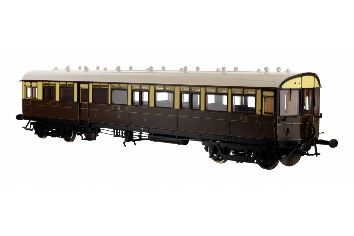 7P-004-006 GWR Autocoach Lined C & C DCC ready (image for) 7P-004-006 GWR Autocoach Lined C & C DCC ready