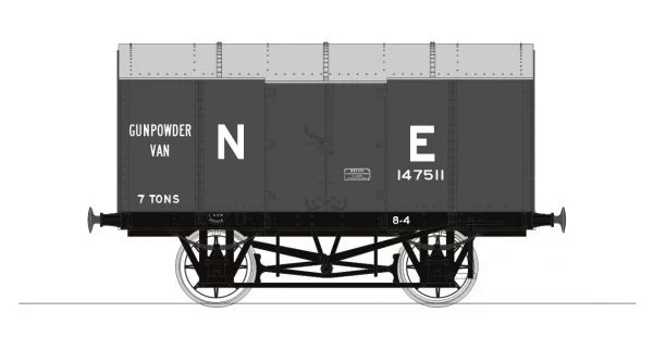 902009 Gunpowder Van – LNER No.147511 (RCH Pattern) (image for) 902009 Gunpowder Van – LNER No.147511 (RCH Pattern)