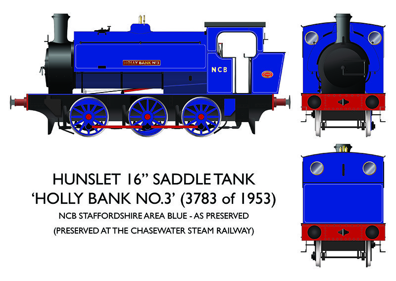 903504 Hunslet – “Holly Bank No.3” Staffordshire NCB SOUND (image for) 903504 Hunslet – “Holly Bank No.3” Staffordshire NCB SOUND