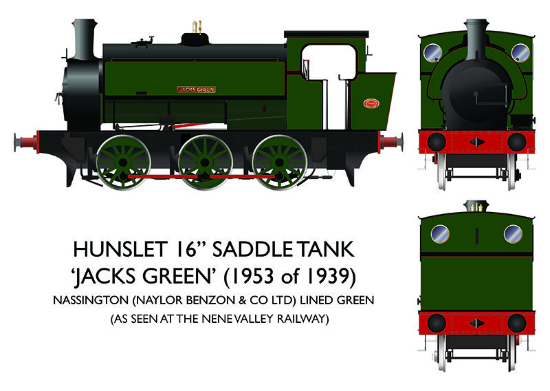 903505 16″ Hunslet – “Jacks Green” Nassington SOUND (image for) 903505 16″ Hunslet – “Jacks Green” Nassington SOUND