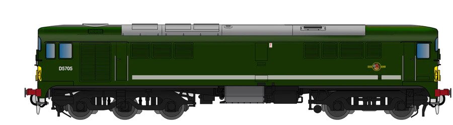 905505 CLASS 28 D5705 - DCC SOUND (image for) 905505 CLASS 28 D5705 - DCC SOUND