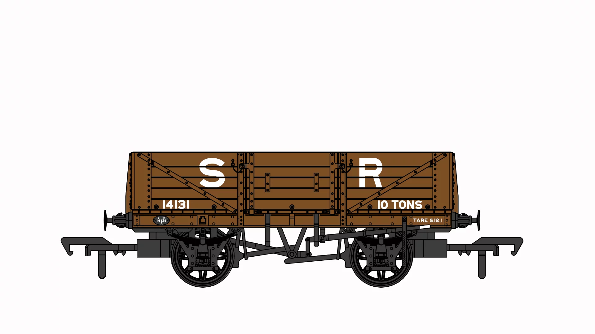 906003 D1347 5 plank open – SR no.14131 (image for) 906003 D1347 5 plank open – SR no.14131