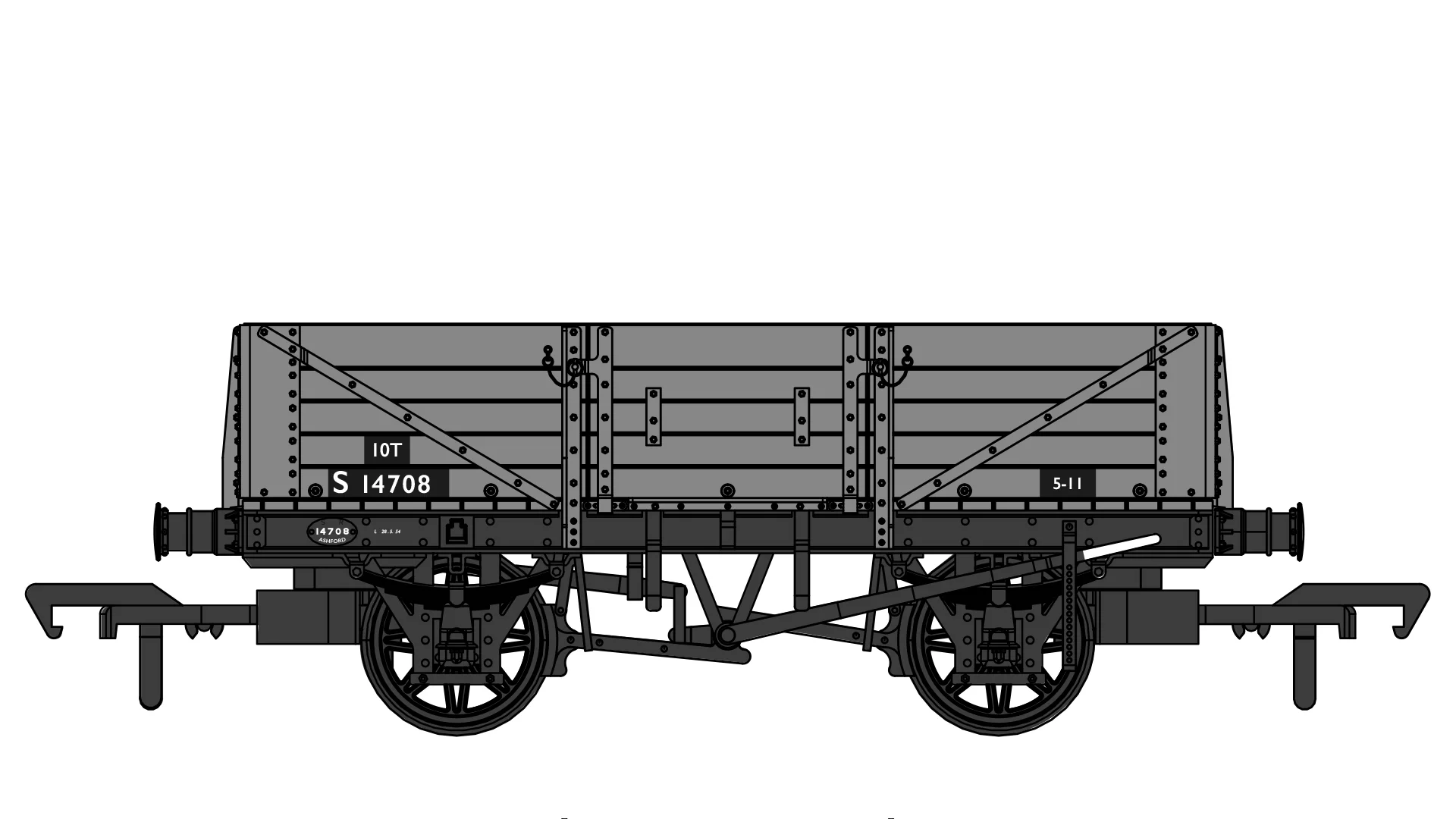 906019 D1349 5 plank open – BR no.S14708 (image for) 906019 D1349 5 plank open – BR no.S14708